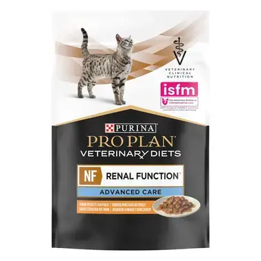 Purina Pro Plan Veterinary Diets Feline NF Renal Function - Sachets pour Chat souffrant d'Insuffisance Rénale au Poulet