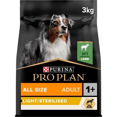 PURINA® PRO PLAN® All Sizes Adult Dog Light / Sterilised Riche en agneau