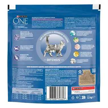 Purina ONE® - Croquettes pour Chat Stérilisé Sensible aux Poissons de mer