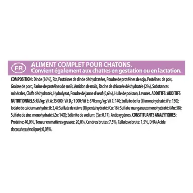 Purina® Pro Plan® Liveclear® Kitten <1 Dinde
