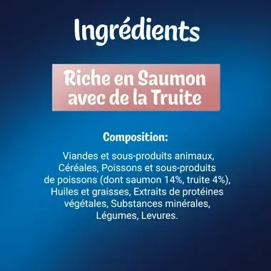 FELIX® Tasty Nuggets Riche en Saumon avec de la Truite – Friandises pour Chat