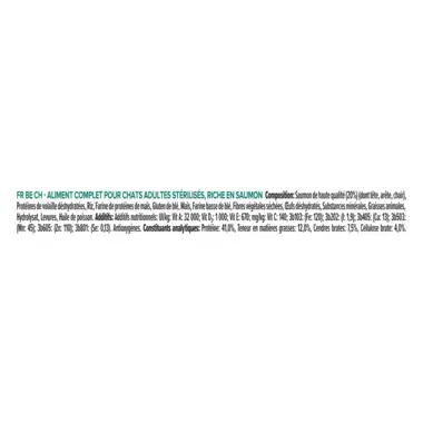 Purina® Pro Plan® Sterilised Adult RENAL PLUS, Riche en Saumon - Croquettes pour Chat Stérilisé aidant au maintien d'une bonn