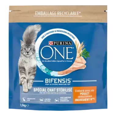 Purina ONE® - Croquettes pour Chat Stérilisé au Poulet