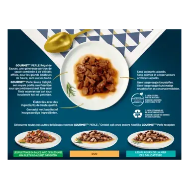 GOURMET® Perle Régal de Sauces - Sachets pour chat