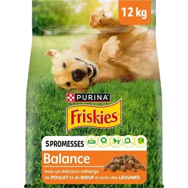 Friskies® Balance - Croquettes équilibrées pour chien au poulet et au boeuf