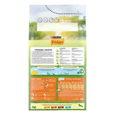 Friskies® MINI MENU Croquettes pour Chien au Poulet et aux Légumes
