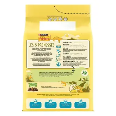 FRISKIES® CHAT ADULTE - Croquettes au Thon et aux Légumes