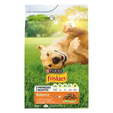 Friskies® Balance - Croquettes équilibrées pour chien au poulet et au boeuf