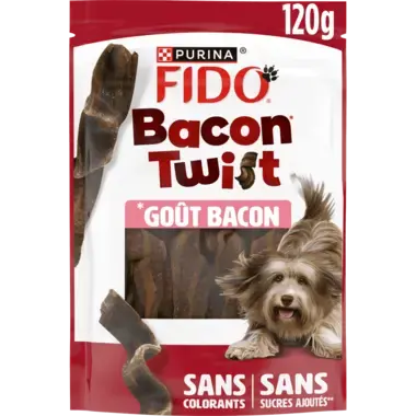 MHI friandises chien bacon twist