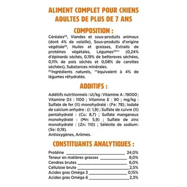 FIDO® CROQ’ MIX® Adulte Au Poulet & aux Légumes - Croquettes pour Chien