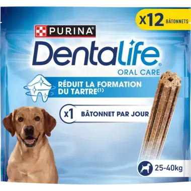 Bâtonnets à mâcher pour chien de grande taille PURINA® DentaLife® Daily