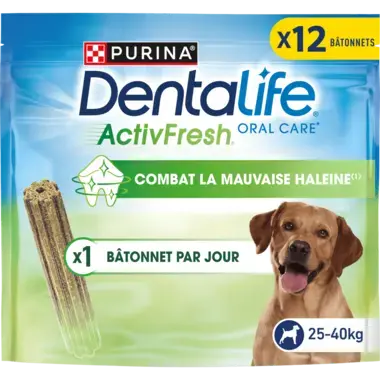 DENTALIFE® ActivFresh® Grand Chien (25-40kg) - Bâtonnets à mâcher