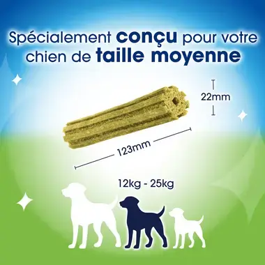 DENTALIFE® ActivFresh® Moyen Chien (12-25kg) - Bâtonnets à mâcher