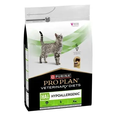 Purina® PRO PLAN® Veterinary Diets Feline Ha St/Ox Hypoallergenic - Croquettes pour Chat sujets à l'Allergie Alimentaire
