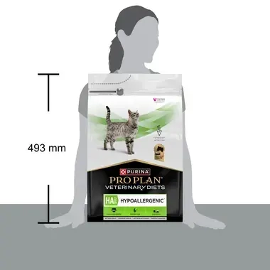 Purina® PRO PLAN® Veterinary Diets Feline Ha St/Ox Hypoallergenic - Croquettes pour Chat sujets à l'Allergie Alimentaire