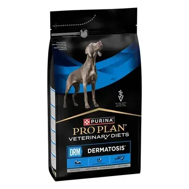 PURINA® PRO PLAN® VETERINARY DIETS Canine DRM Dermatosis - Croquettes pour chien soutenant la fonction cutanée