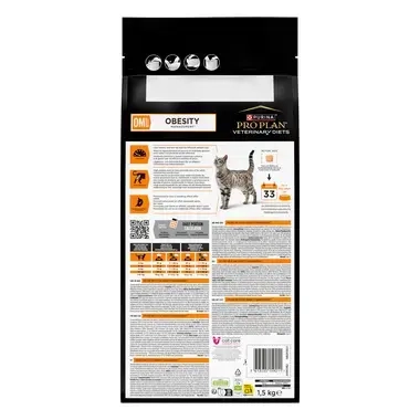 Purina® PRO PLAN® Veterinary Diets Feline OM St/Ox Obesity Management - Croquettes pour chat en surpoids