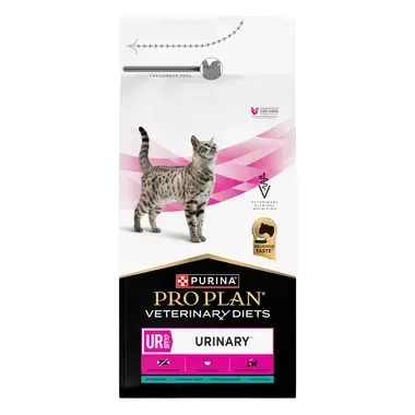 Purina® PRO PLAN® Veterinary Diets Feline UR St/Ox Urinary, Poisson de l'Océan - Croquettes pour Chat souffrant de Calculs Ur