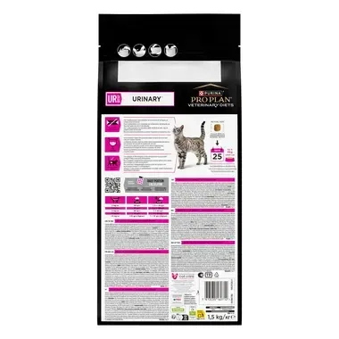 Purina® PRO PLAN® Veterinary Diets Feline UR St/Ox Urinary, Poisson de l'Océan - Croquettes pour Chat souffrant de Calculs Ur