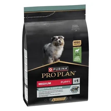 PURINA® PRO PLAN® MEDIUM PUPPY SENSITIVE DIGESTION - RICHE EN AGNEAU - Croquettes pour chien à la digestion sensible