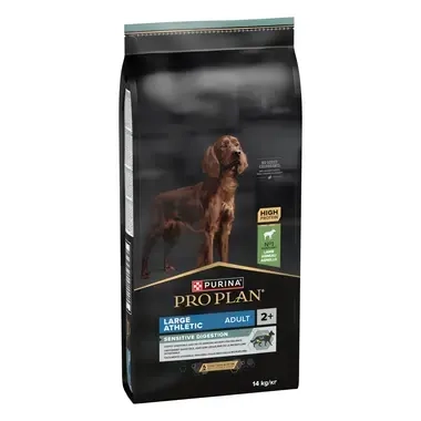PURINA® PRO PLAN® LARGE ATHLETIC ADULT SENSITIVE DIGESTION - RICHE EN AGNEAU - Croquettes pour grand chien athlétique à la di