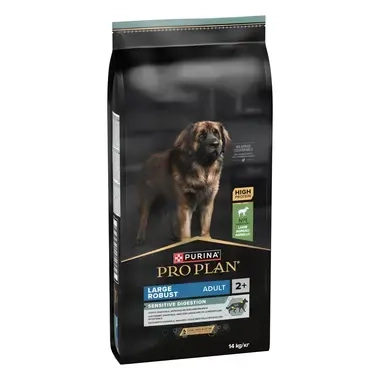 PURINA® PRO PLAN® LARGE ROBUST ADULT SENSITIVE DIGESTION - RICHE EN AGNEAU - Croquettes pour grand chien robuste à la digesti