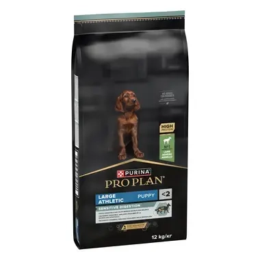 PURINA® PRO PLAN® LARGE ATHLETIC PUPPY SENSITIVE DIGESTION - RICHE EN AGNEAU - Croquettes pour grand chiot athlétique à la di