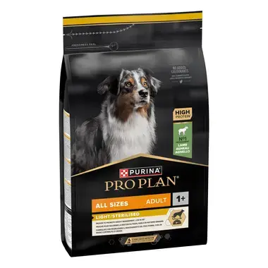 PURINA® PRO PLAN® All Sizes Adult Dog Light / Sterilised Riche en agneau