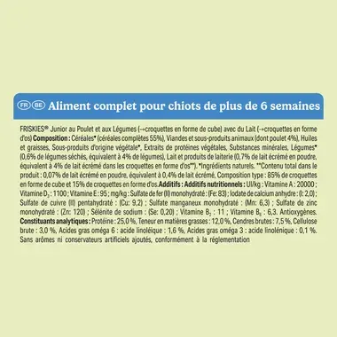 Friskies® Junior - Croquettes pour chiot au poulet