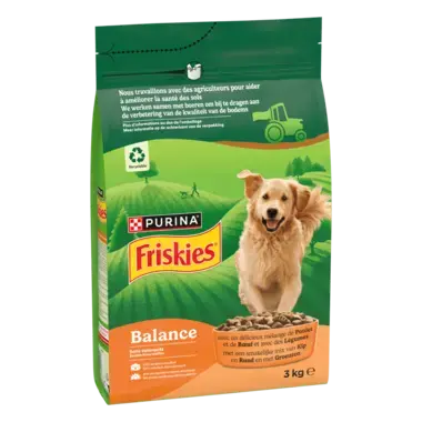 Friskies® Balance - Croquettes équilibrées pour chien au poulet et au boeuf