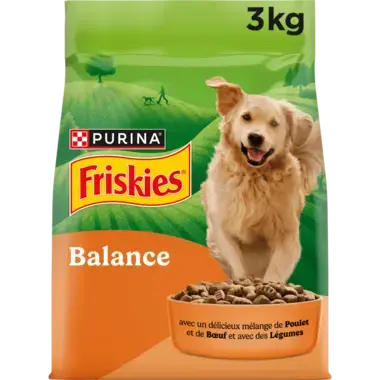 Friskies® Balance - Croquettes équilibrées pour chien au poulet et au boeuf