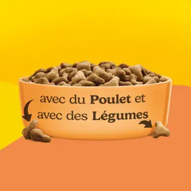 FRISKIES® CHAT ADULTE 3KG - Croquettes avec du Poulet et avec des Légumes