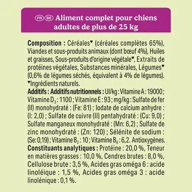 Friskies® Maxi - Croquettes pour chien au bœuf