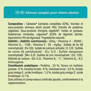 Friskies® Light - Croquettes allégées au poulet pour chien en surpoids