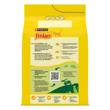 FRISKIES® CHAT ADULTE 3KG – Croquettes avec du Poisson de Mer et des Légumes