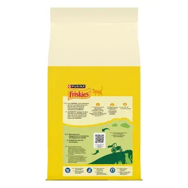 FRISKIES® pour chat Stérilisé - Croquettes avec un délicieux mélange de Poulet et de Dinde et avec des Légumes