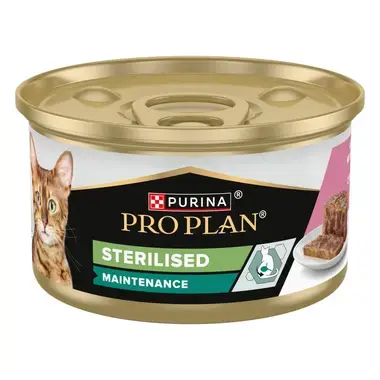 PURINA PRO PLAN STERILISED BOITE REPAS - AU SAUMON ET AU THON