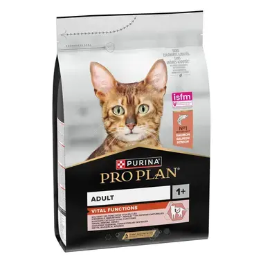 PURINA® PRO PLAN® Adult VITAL FUNCTIONS Riche en Saumon - Croquettes pour chat soutenant les les fontions vitales clés