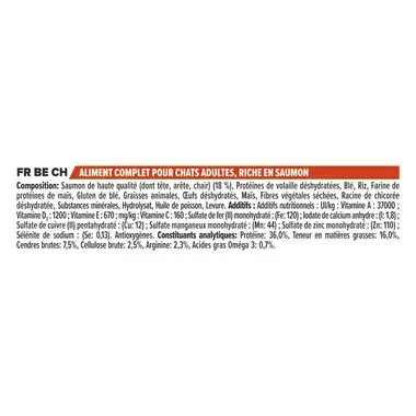 PURINA® PRO PLAN® Adult VITAL FUNCTIONS Riche en Saumon - Croquettes pour chat soutenant les les fontions vitales clés