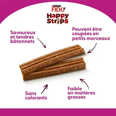 FIDO ® Happy Strips 120g – Friandise pour chien