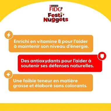 FIDO® Festi’Nuggets 120g – Friandise pour chien