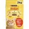 FRISKIES® ADULTE Croquettes pour Chat avec un délicieux mélange de Bœuf et de Poulet avec des Légumes