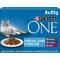 Purina ONE® - Sachets d'effilés en sauce pour Chat Stérilisé au Canard, à la Sardine et au Boeuf