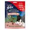 FELIX® Naturally Delicious riche en Saumon avec une touche d'Épinard - Friandises pour Chat