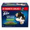 FELIX® - Sachets pour chat Tendres Effilés en Gelée - Sélection Mixte Légumes