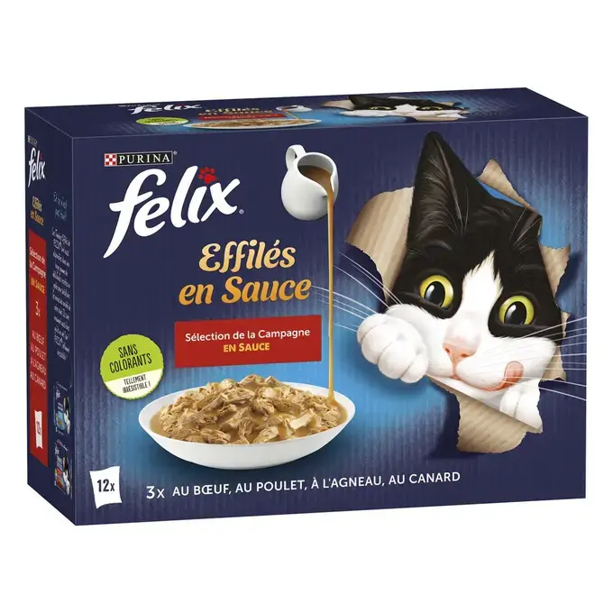 PATE CHAT FELIX EFFILE EN SAUCE CAMPAGNE
