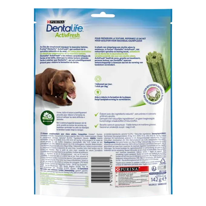 DENTALIFE® ActivFresh® Grand Chien (25-40kg) - Bâtonnets à mâcher