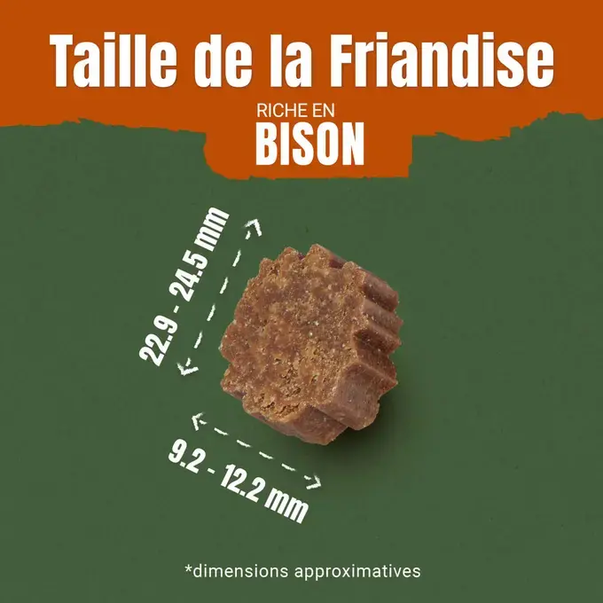 AdVENTuROS™ riche en Bison, avec céréale ancienne et super-aliments - Friandises pour Chien