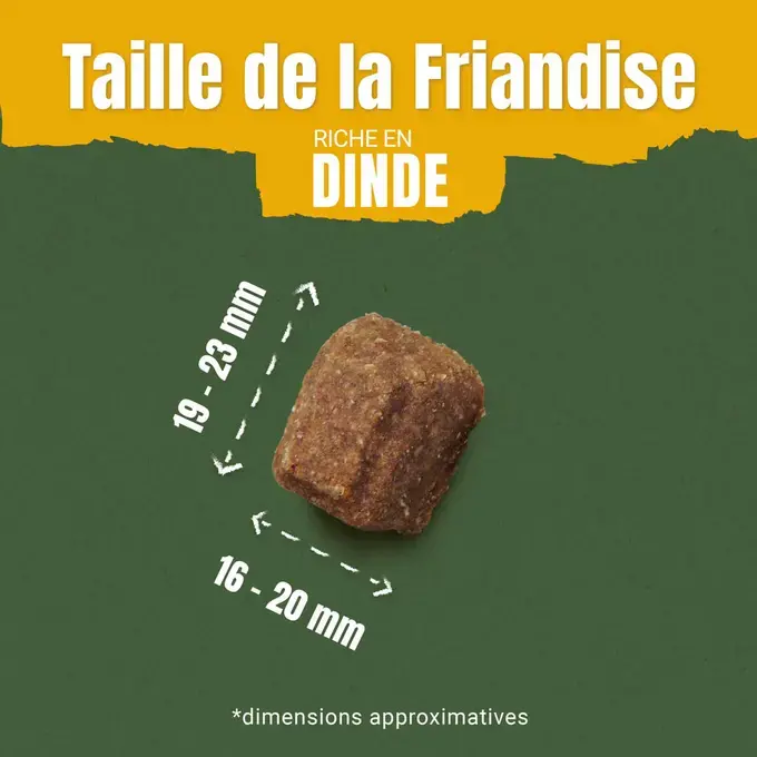 AdVENTuROS™ riche en Dinde, avec céréale ancienne et super-aliments - Friandises pour Chien