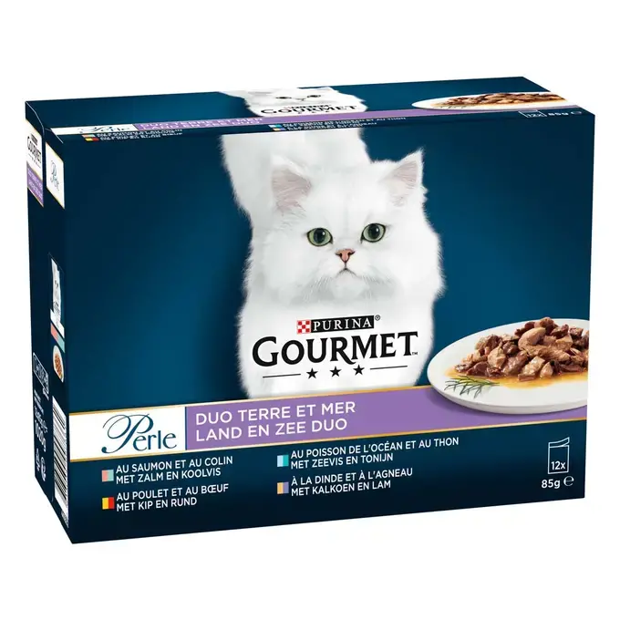GOURMET® Perle Duos Terre & Mer - Sachets pour chat